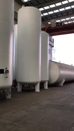 Cryogenic Liquid Storage Tank for Lox Lin Lar Lco2 LNG with Stainless Steel Material Tank Container 10000L Tank