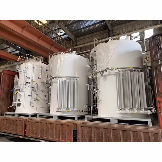 El tanque de almacenamiento criogénico del dióxido de carbono del argón del nitrógeno del oxígeno líquido criogénico
